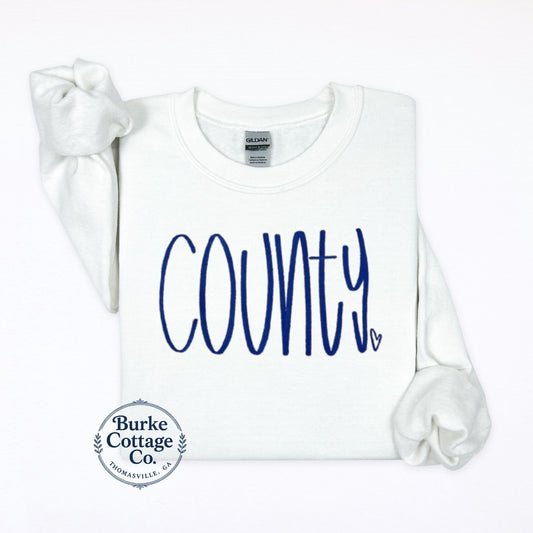 County Embroidered Sweatshirt