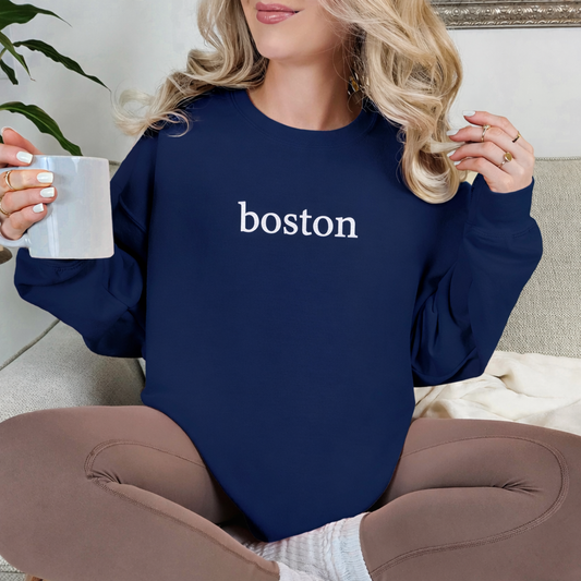 This is My Town Embroidered Sweatshirt | Solid Thread Color