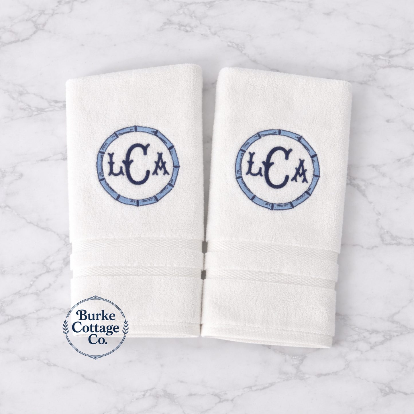 Monogram Bath Towels & Sets