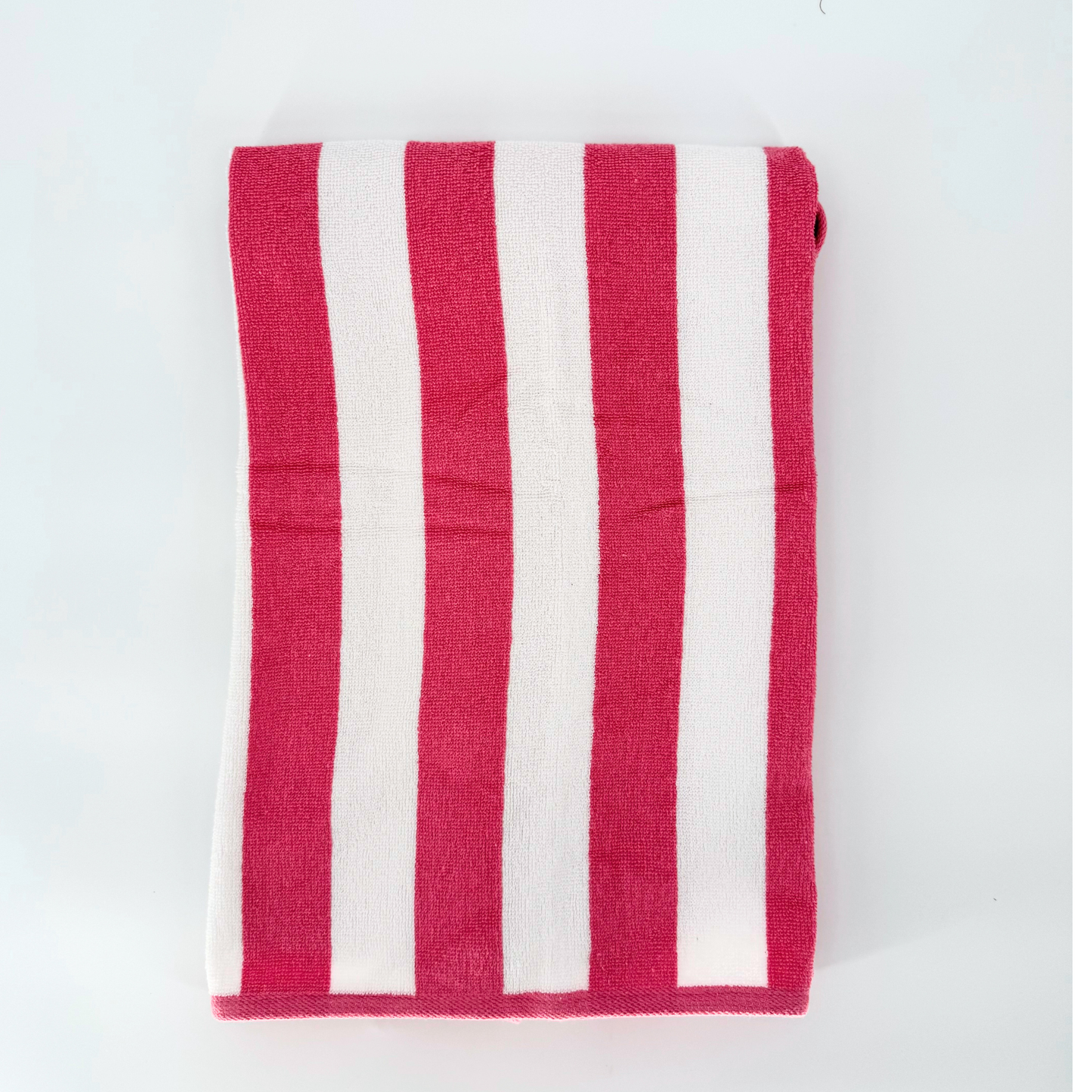 Personalized Cabana Stripe Beach Towel