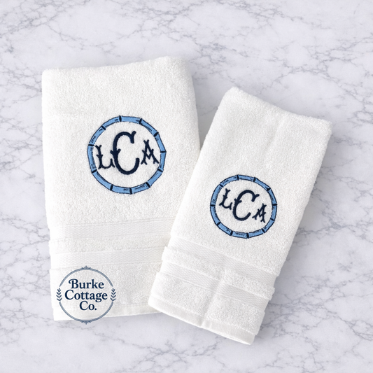 Monogram Bath Towels & Sets