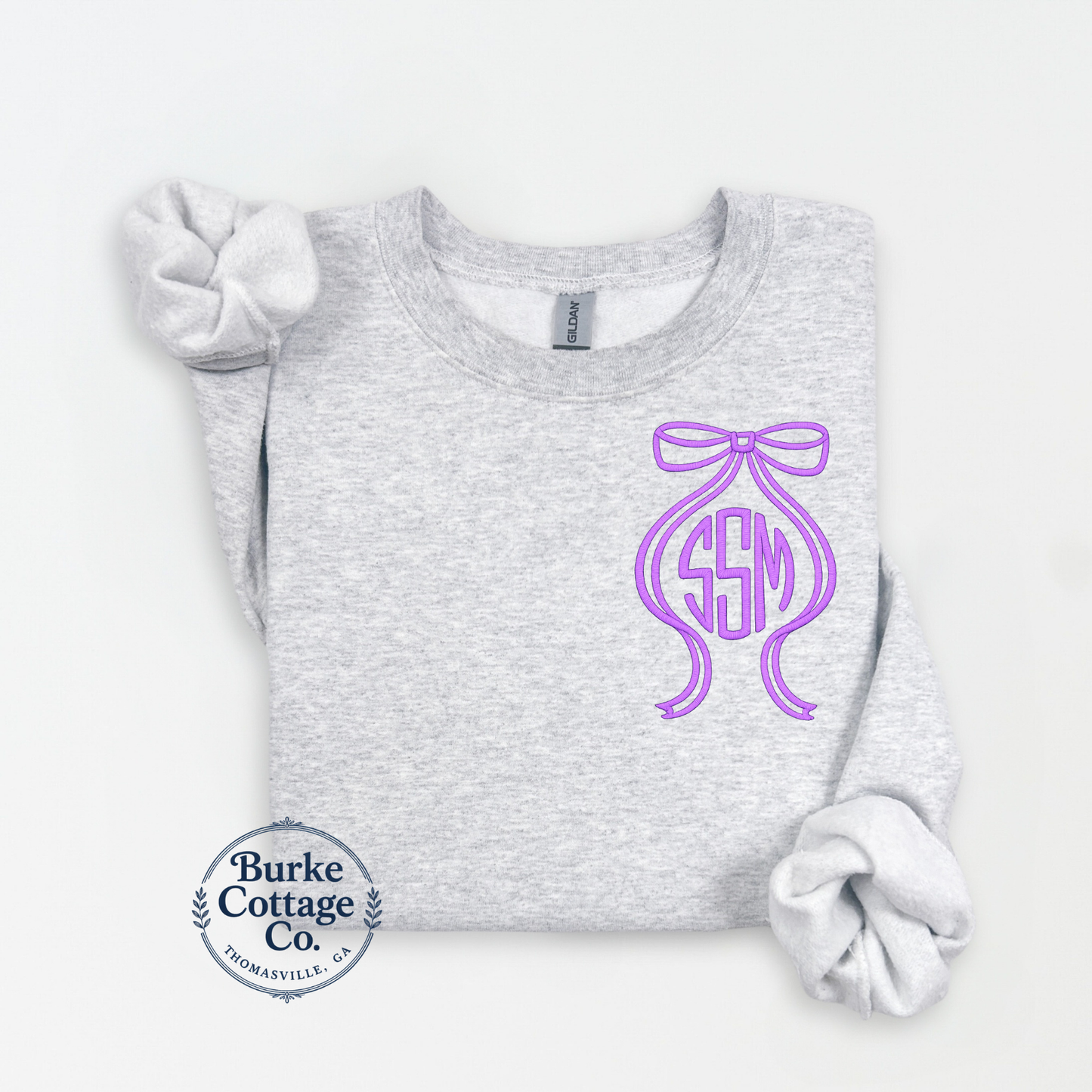 The Bow Monogram Sweatshirt