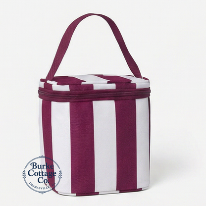 Monogrammed Mini Cooler Bag | Personalized 4-Can Cooler | Custom Beach Cooler