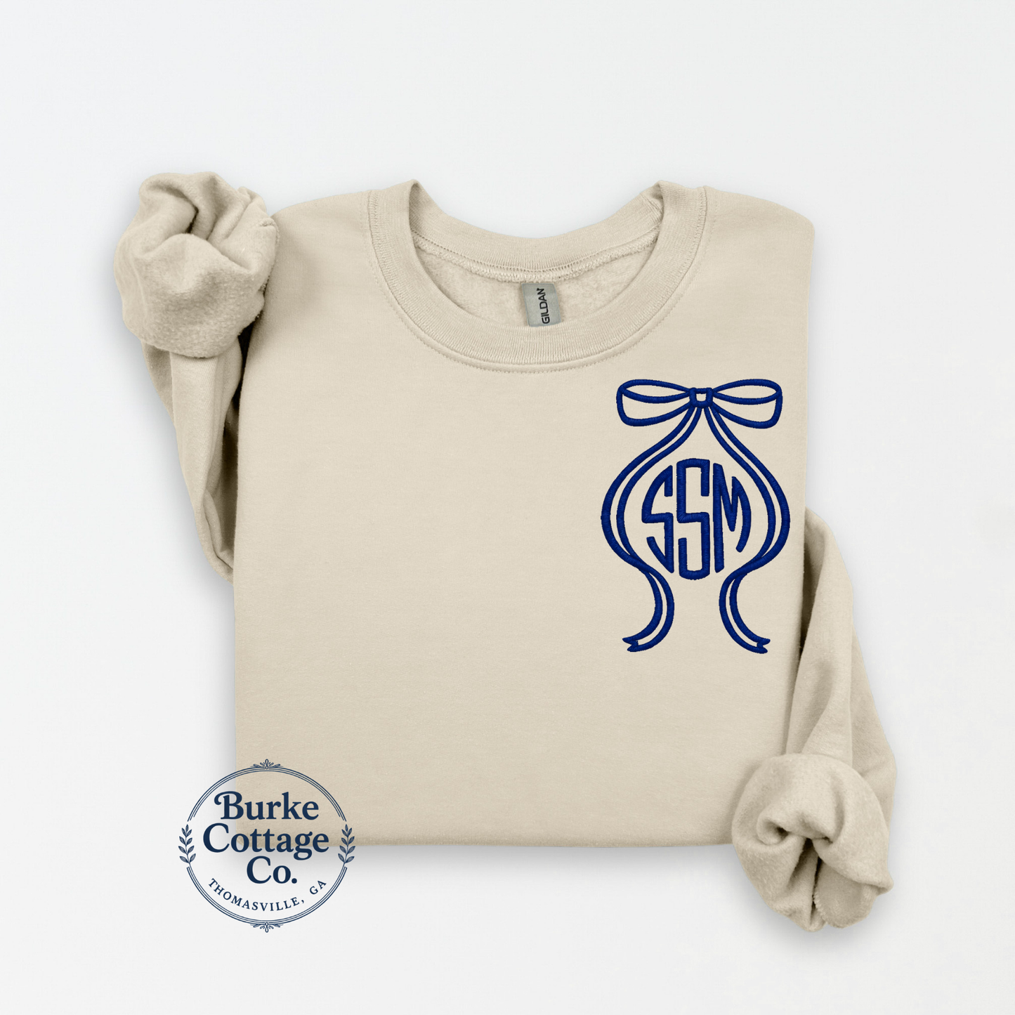The Bow Monogram Sweatshirt