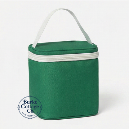 Monogrammed Mini Cooler Bag | Personalized 4-Can Cooler | Custom Beach Cooler