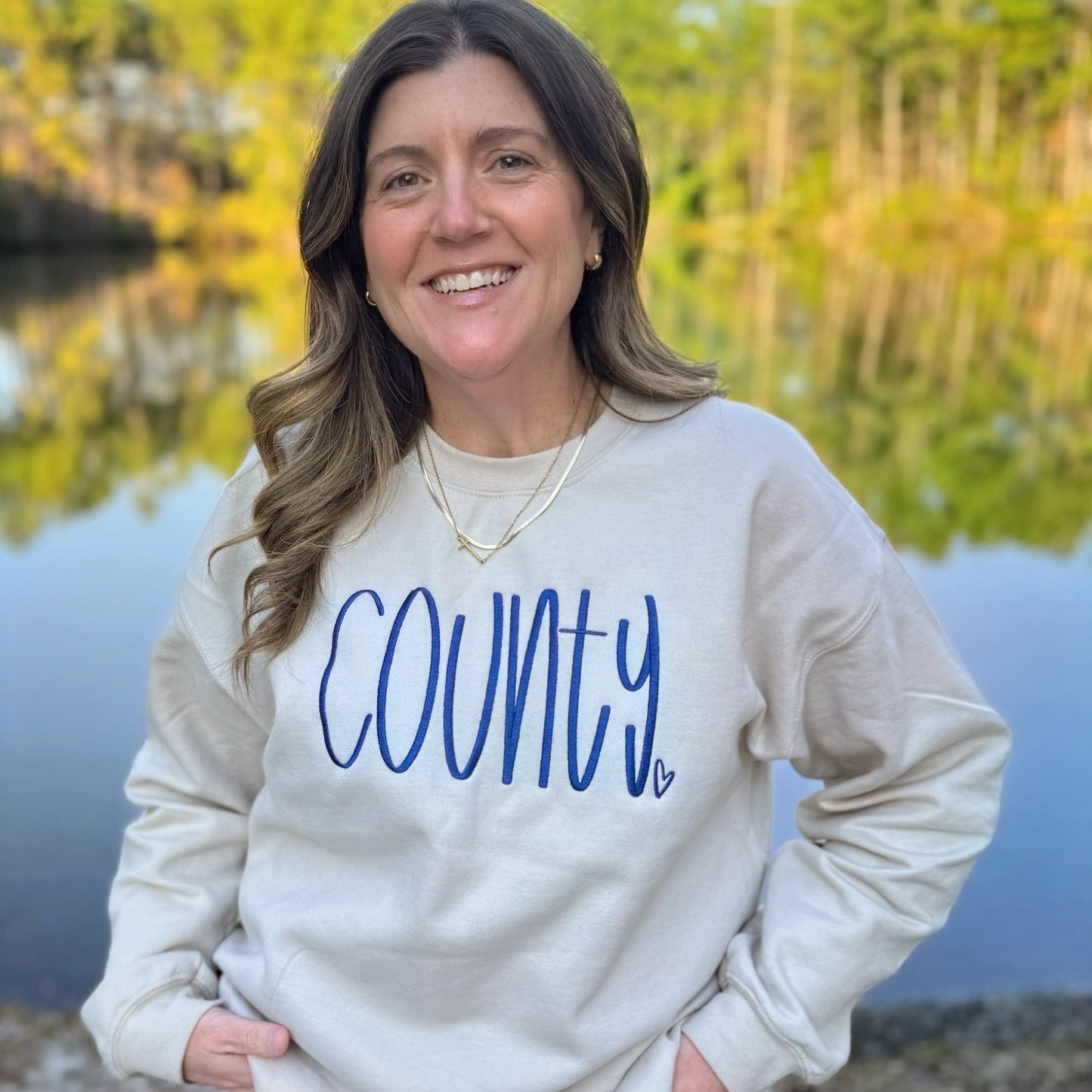 County Embroidered Sweatshirt