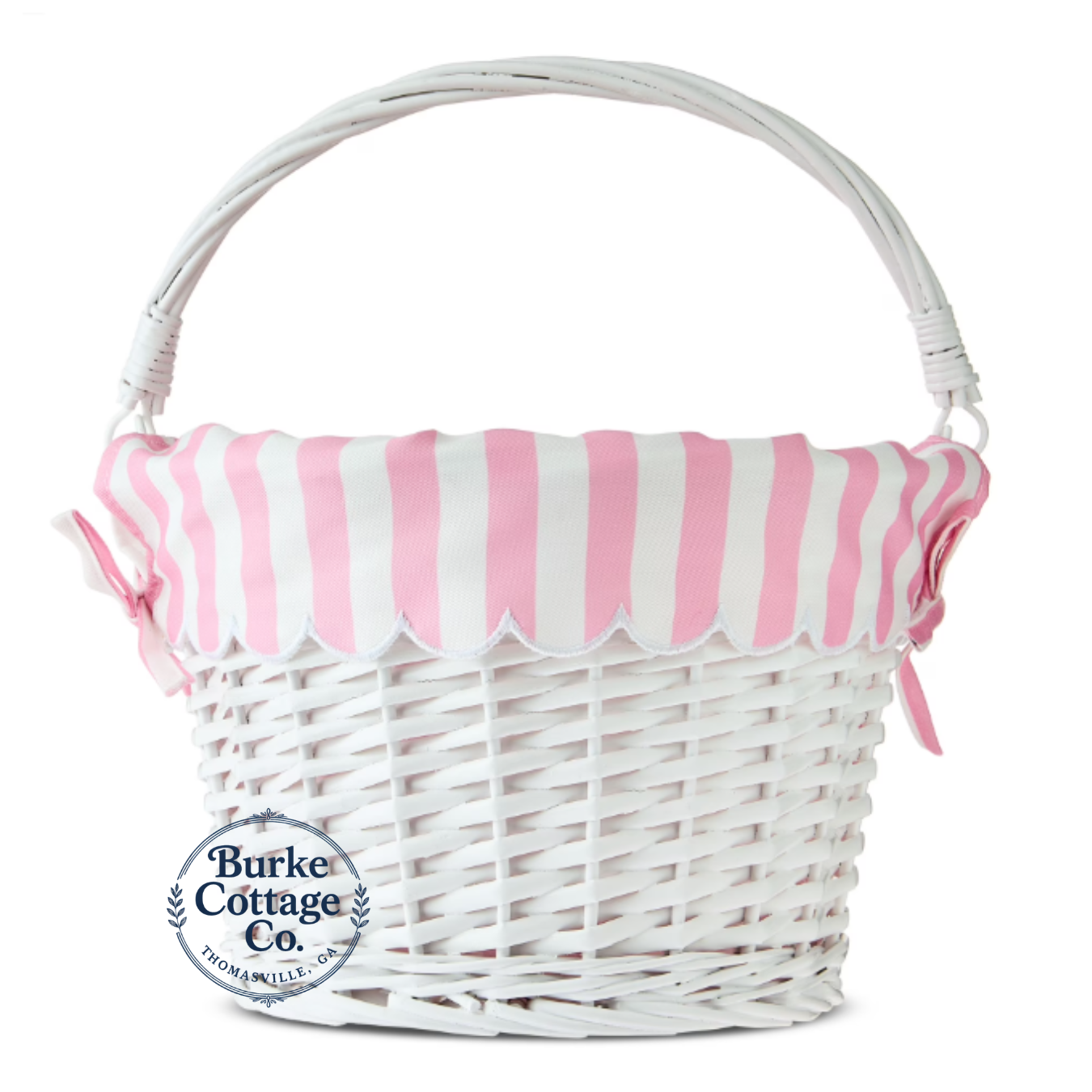 Personalized Easter Basket with Name | Custom Embroidered Basket | Local Pickup Only
