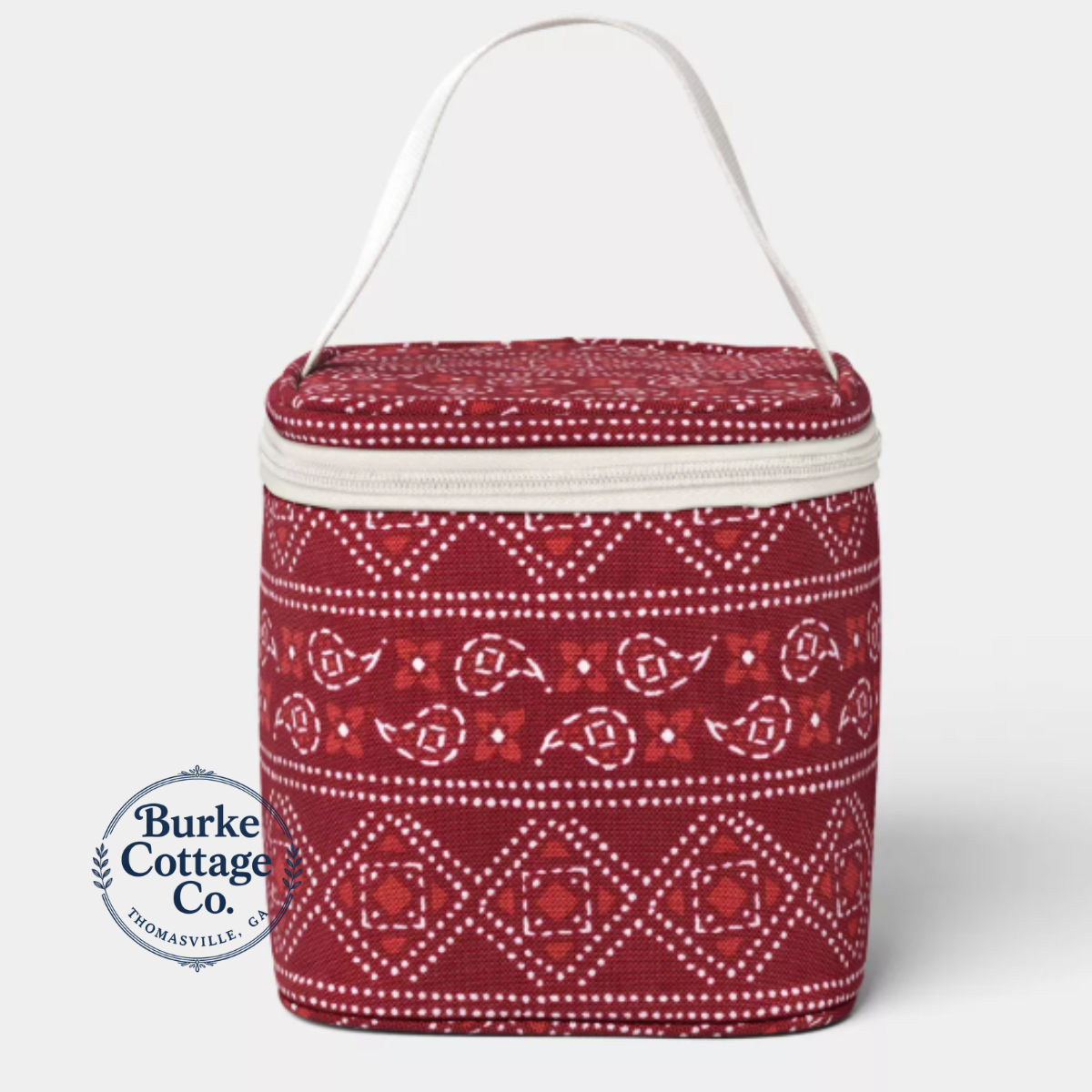 Monogrammed Mini Cooler Bag | Personalized 4-Can Cooler | Custom Beach Cooler