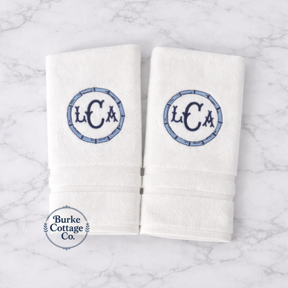 Monogram Bath Towels & Sets